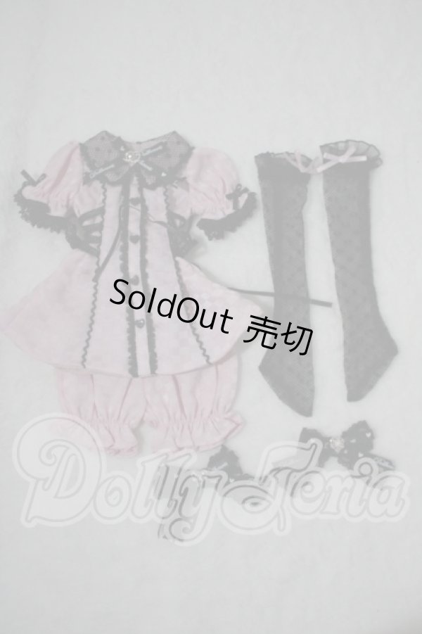 画像1: MSD/OF:地雷系衣装セット:dollheart製 U-26-09-30-127-TN-ZU (1)