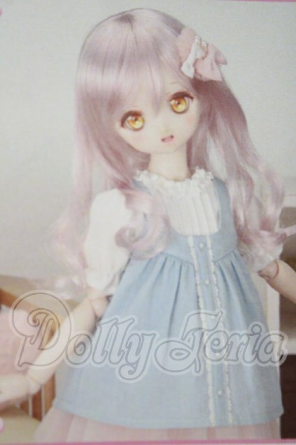 画像1: SDM・MDD/OF:デニムxチュール ラブリーチュニック・ミニ U-26-10-14-157-TN-ZU (1)