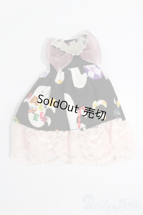 画像1: オビツ11/OF ：ディーラー製ハロウィン柄ドレス S-26-05-10-470-KD-ZS (1)