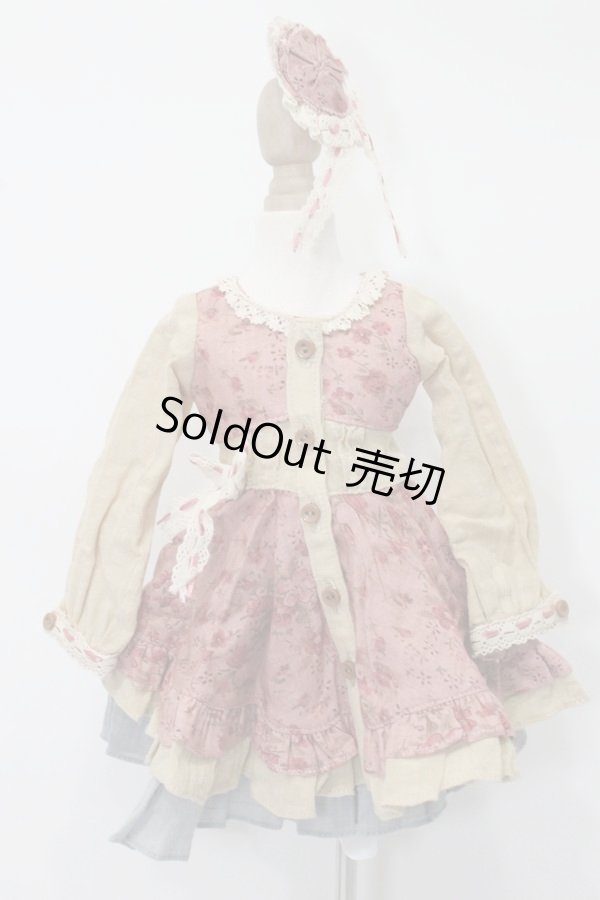 画像1: MSD/OF:花柄カジュアル衣装セット:DOLLHEART製 S-25-02-11-332-GN-ZS (1)