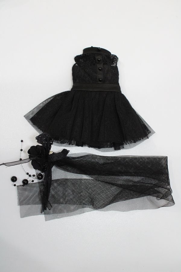 画像1: 幼SDOF:[YoSD]Pearl lace dress：NINE9　STYLE製 S-24-03-03-393-KD-ZS (1)