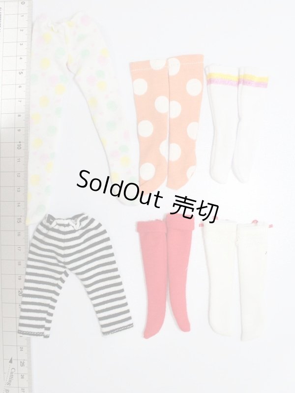 画像2: 1/6ドール/ソックス＆タイツ6点セット S-24-07-17-023-TN-ZS (2)