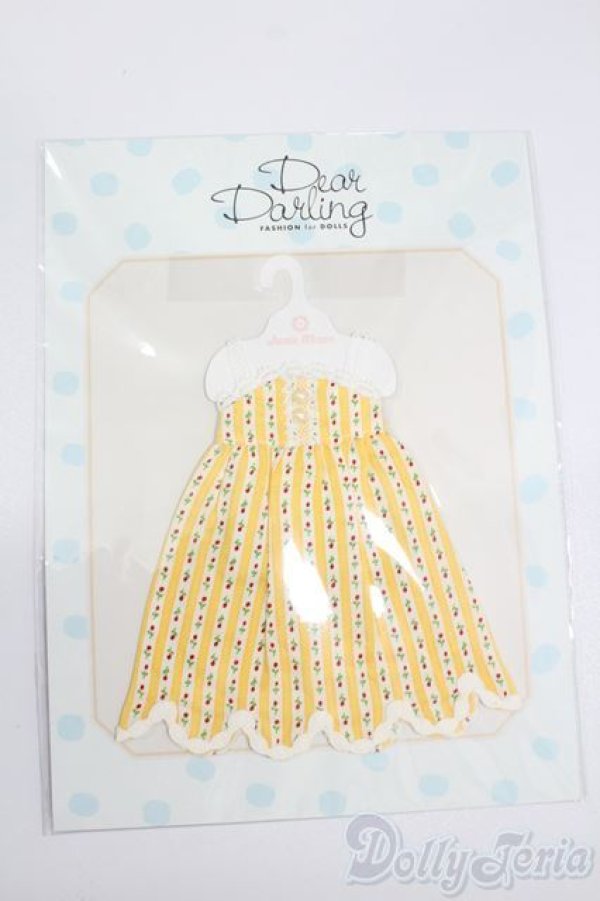 画像1: ネオブライス/衣装：裾スカラップワンピース　イエロー（deardarling/ジュニームーン） S-25-05-04-147-NY-ZS (1)