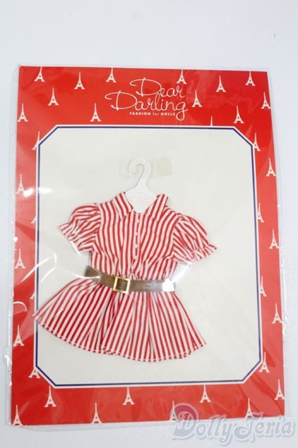 画像1: ネオブライス/衣装：ベルト付きミニワンピース　レッド（deardarling/ジュニームーン） S-25-05-04-150-TN-ZS (1)