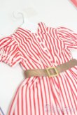 画像3: ネオブライス/衣装：ベルト付きミニワンピース　レッド（deardarling/ジュニームーン） S-25-05-04-150-TN-ZS (3)