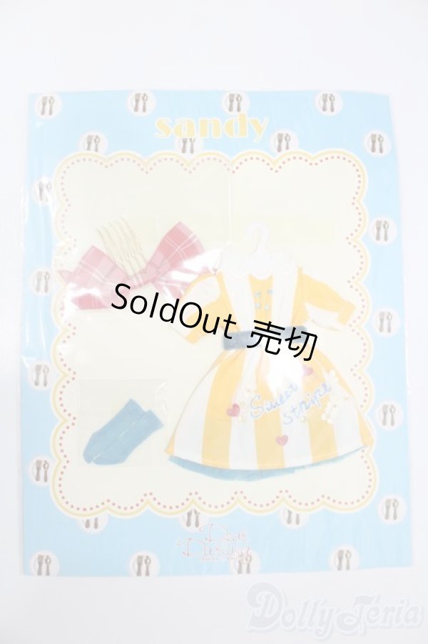 画像1: ネオブライス/OF:sandyストライプワンピースセット　イエロー（ジュニームーン製） S-25-06-22-691-TN-ZS (1)