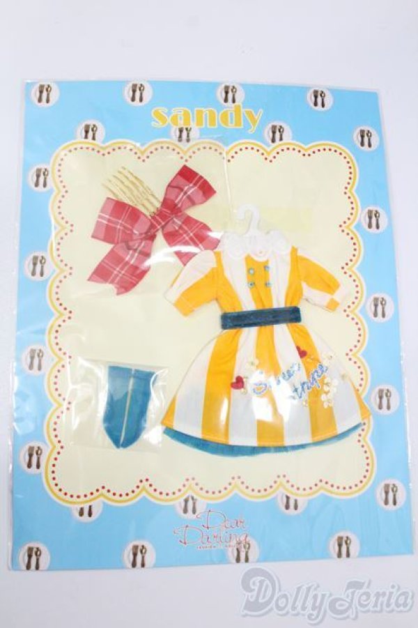 画像1: ネオブライス/OF:sandyストライプワンピースセット　イエロー（ジュニームーン製） S-25-05-04-155-TN-ZS (1)