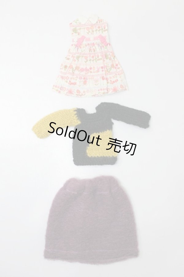 画像1: 22〜24ｃｍドール/ディーラー製衣装バラセット S-25-07-20-360-YB-ZS (1)