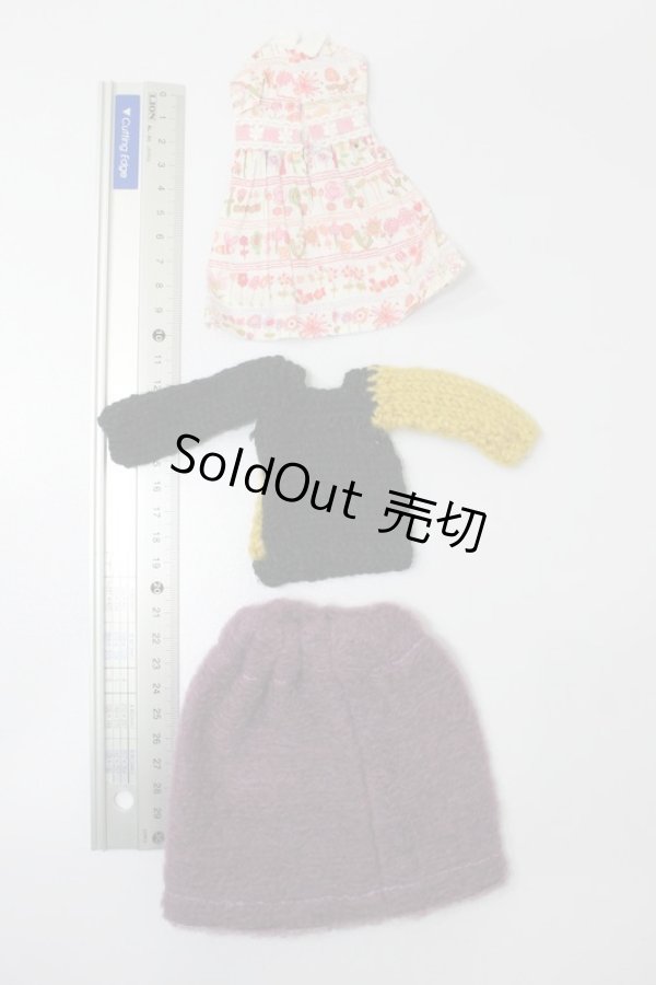 画像2: 22〜24ｃｍドール/ディーラー製衣装バラセット S-25-07-20-360-YB-ZS (2)