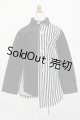 画像: SD13BOY/OF:ストライプ切替シャツ:玄米茶様製 S-24-12-29-368-GN-ZS