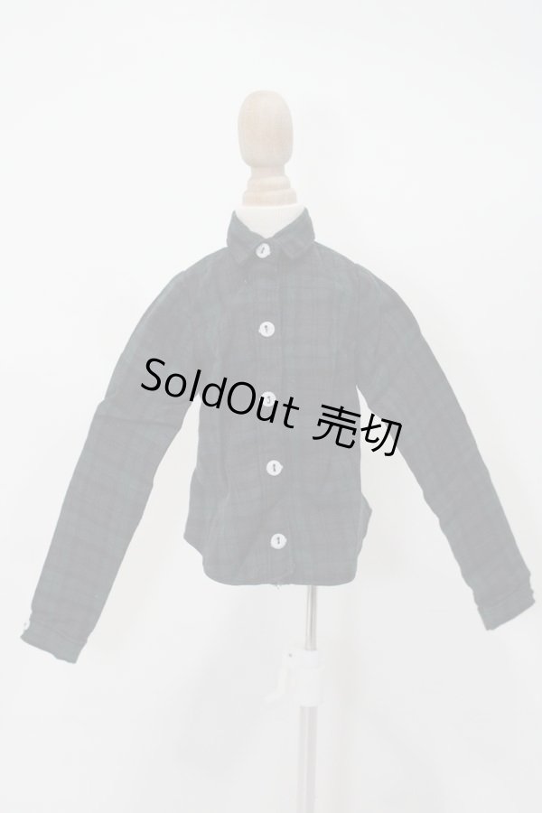 画像1: azone/OF:AZO2チェックシャツ (グリーンチェック) S-25-11-02-344-GN-ZS (1)