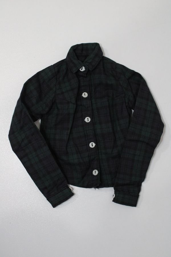 画像5: azone/OF:AZO2チェックシャツ (グリーンチェック) S-25-11-02-344-GN-ZS (5)