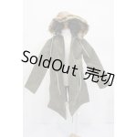 画像: SD17/OF:ファー付きモッズコート:VOLKS製 S-25-06-29-382-GN-ZS