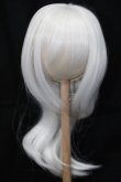 画像1: ウィッグ/8-9inch(ハーフアップウェーブ/シルキーホワイト):Ronshuka Couture/ロンシュカ クチュール様製 S-25-03-30-323-GN-ZS (1)