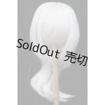 画像: ウィッグ/8-9inch(ハーフアップウェーブ/シルキーホワイト):Ronshuka Couture/ロンシュカ クチュール様製 S-26-05-10-496-GN-ZS