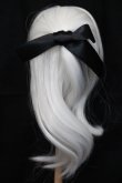 画像3: ウィッグ/8-9inch(ハーフアップウェーブ/シルキーホワイト):Ronshuka Couture/ロンシュカ クチュール様製 S-25-03-30-323-GN-ZS (3)