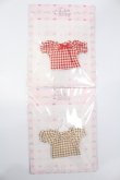 画像1: ネオブライス/OF:ギンガムカットソーセット:ジュニームーン製 S-24-12-29-338-GN-ZS (1)