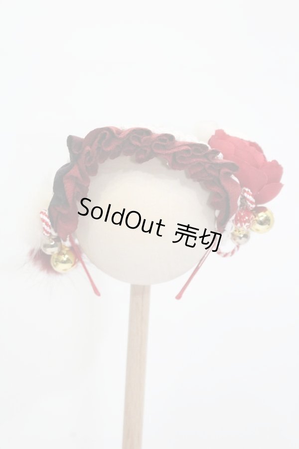 画像1: SD/OF:宝来鈴の軽やかな音色のお花カチューシャ:angeldear様製 S-25-11-02-387-GN-ZS (1)