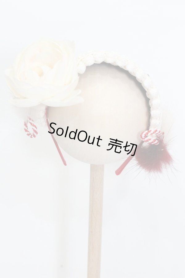画像3: SD/OF:宝来鈴の軽やかな音色のお花カチューシャ:angeldear様製 S-25-11-02-387-GN-ZS (3)