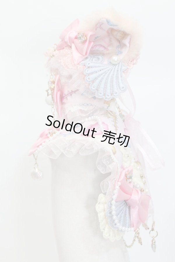 画像2: SD/OF:『MERMAID SYNDROME』耳付きカチューシャ+セーラー付け襟+チョーカー:angeldear様製 S-25-03-02-415-GN-ZS (2)
