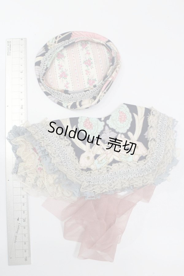 画像5: 60cmドール/OF:ベレー帽+つけ襟セット:angeldear様製 S-25-11-02-308-GN-ZS (5)