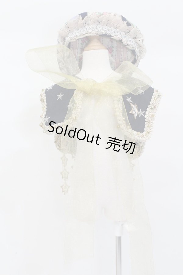 画像1: 60cmドール/OF:ベレー帽+つけ襟セット:angeldear様製 S-25-11-02-311-GN-ZS (1)