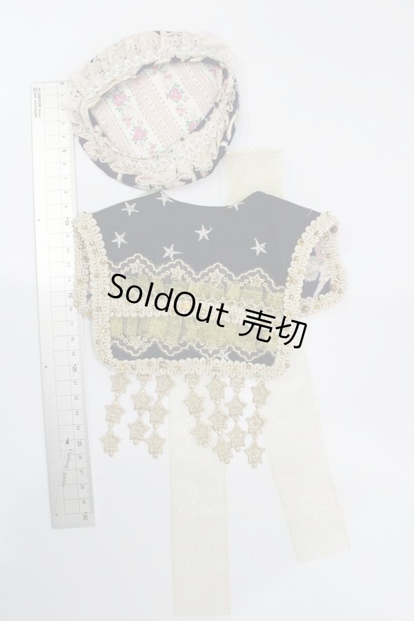 画像5: 60cmドール/OF:ベレー帽+つけ襟セット:angeldear様製 S-25-11-02-311-GN-ZS (5)