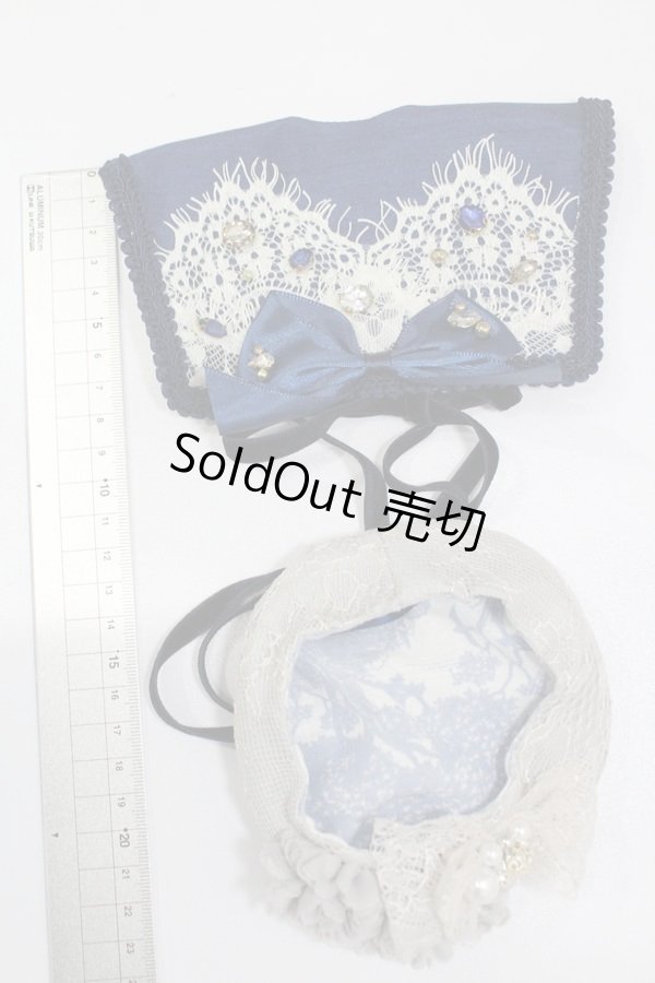 画像4: 60cmドール/OF:ベレー帽+つけ襟セット:angeldear様製 S-25-11-02-306-GN-ZS (4)