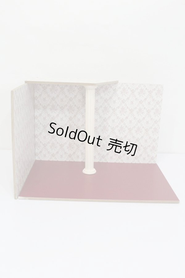 画像1: 1/12ドール/ドールハウス:柱のあるお部屋 S-26-02-08-514-GN-ZS (1)