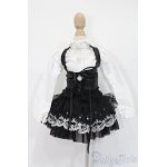 画像: DIKADOLL/OF:1/4 red ando black stiching skirt S-25-02-16-428-GN-ZS