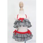 画像: azone/OF:45ギンガムチェックフリル S-25-05-25-332-GN-ZS
