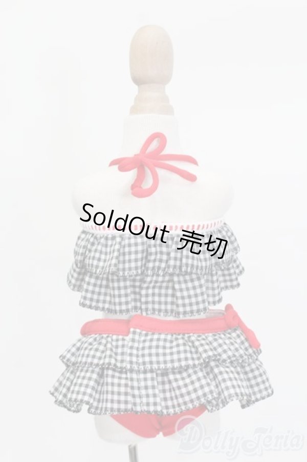 画像3: azone/OF:45ギンガムチェックフリル S-25-11-02-335-GN-ZS (3)