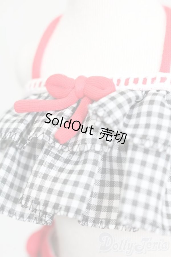 画像4: azone/OF:45ギンガムチェックフリル S-25-11-02-335-GN-ZS (4)