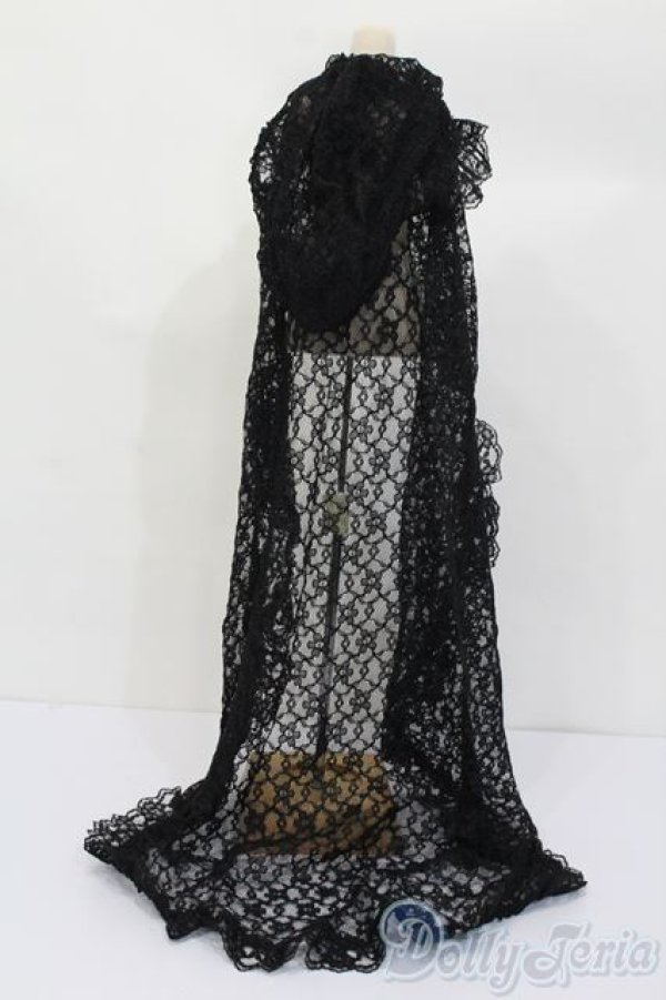 画像3: 60cmドール/OF:レースマント S-25-11-02-419-GN-ZS (3)