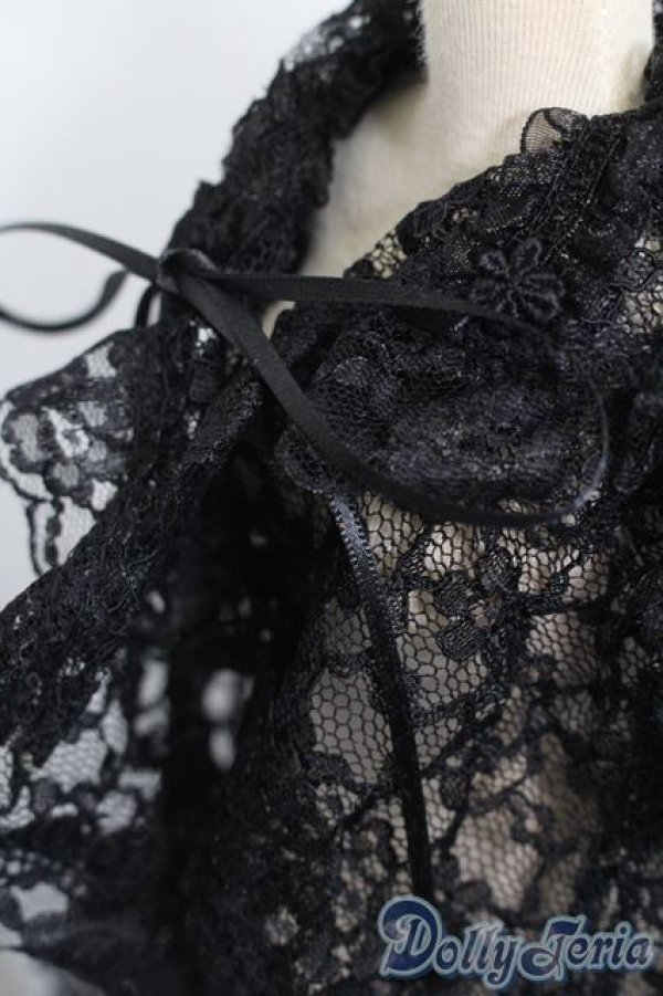 画像4: 60cmドール/OF:レースマント S-25-11-02-419-GN-ZS (4)