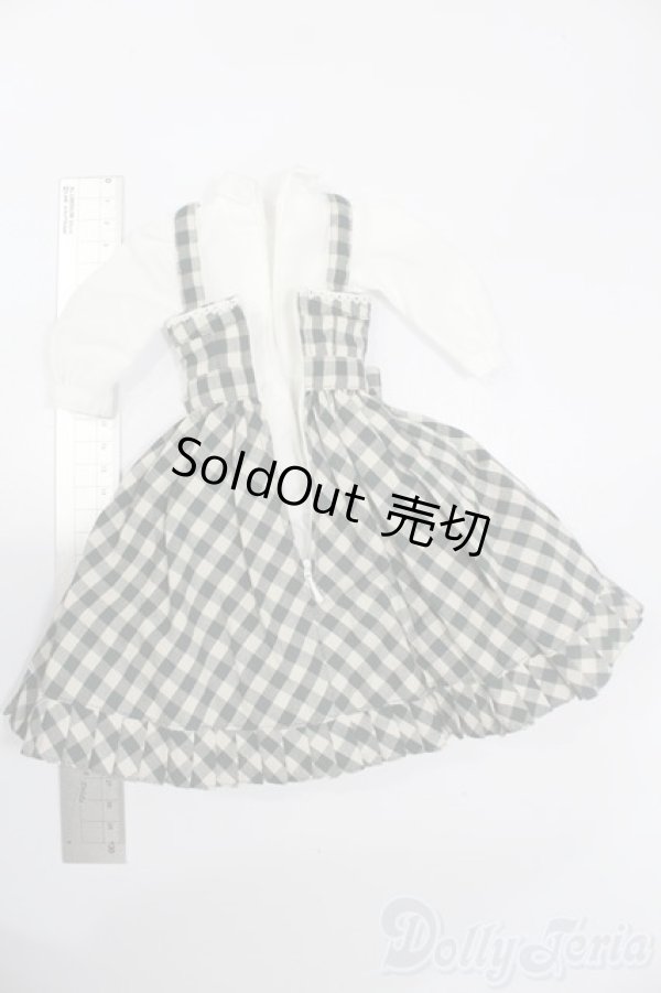 画像3: azone/OF:45陽だまりのふんわりチェックジャンスカset S-25-11-02-381-GN-ZS (3)