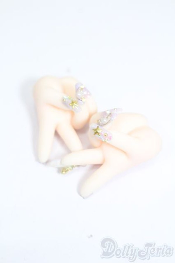 画像1: MDD/ハンドパーツ:ネイルあり S-25-05-04-215-GN-ZS (1)