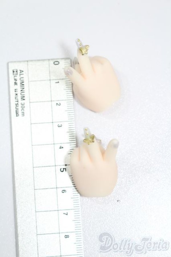 画像2: MDD/ハンドパーツ:ネイルあり S-25-05-04-215-GN-ZS (2)