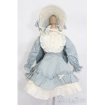画像: MSD＆SDM/OF:Frill bonnet dress set(Indi blue):Nine9 Style製 S-25-05-11-048-GN-ZS