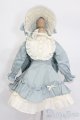 画像: MSD＆SDM/OF:Frill bonnet dress set(Indi blue):Nine9 Style製 S-25-05-11-048-GN-ZS