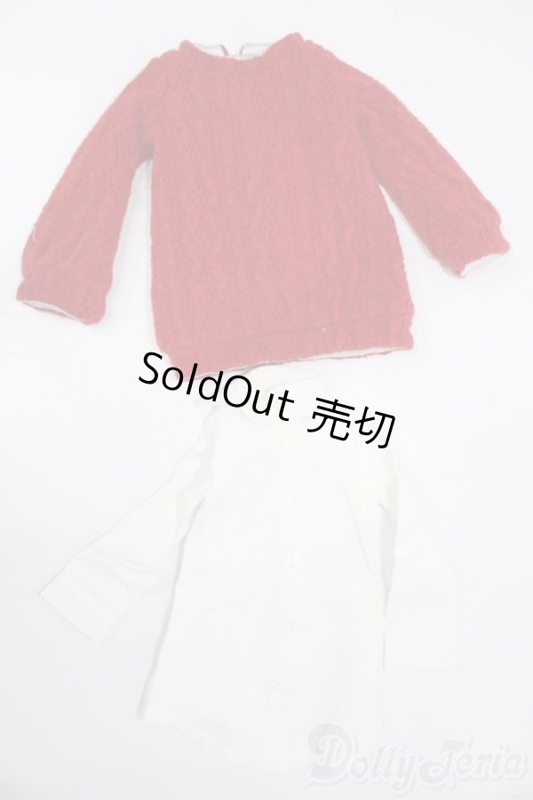 画像1: SD/OF:セーターワンピセット（ボルドー）・ミニ S-25-11-23-274-GN-ZS (1)