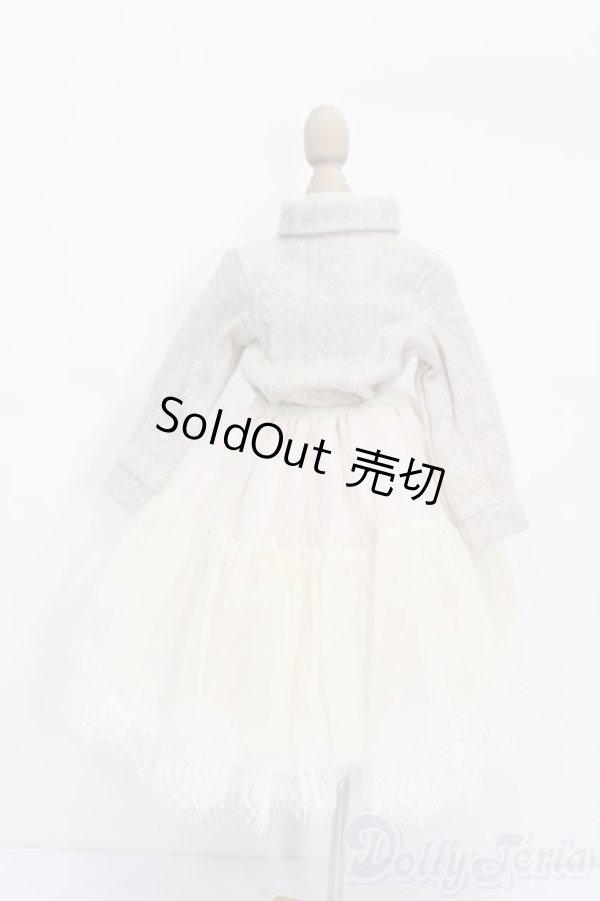 画像1: SDM＆MSD/OF:プラリネレーススカートセット・ミニ S-25-11-09-422-GN-ZS (1)