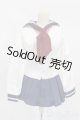 画像: DD/OF:セーラー服セット (ネイビー) S-25-06-08-207-GN-ZS