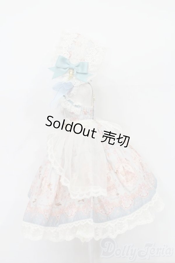 画像2: MSD&SDM/OF Ribbon Rabbitジャンパースカートセット S-25-11-09-497-TO-ZS (2)