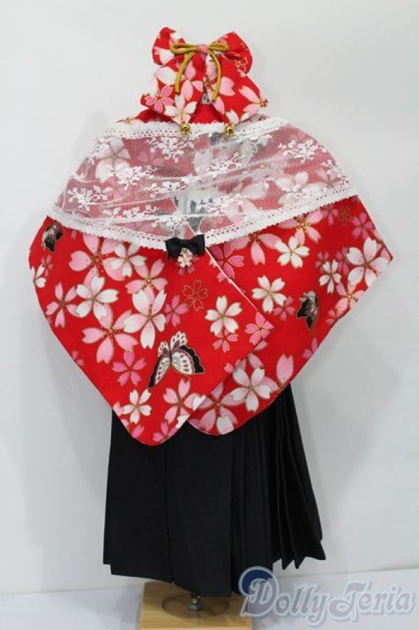 画像3: DD/OF 大正袴set(赤)(M+V Studio様製) S-26-01-04-226-TO-ZS (3)