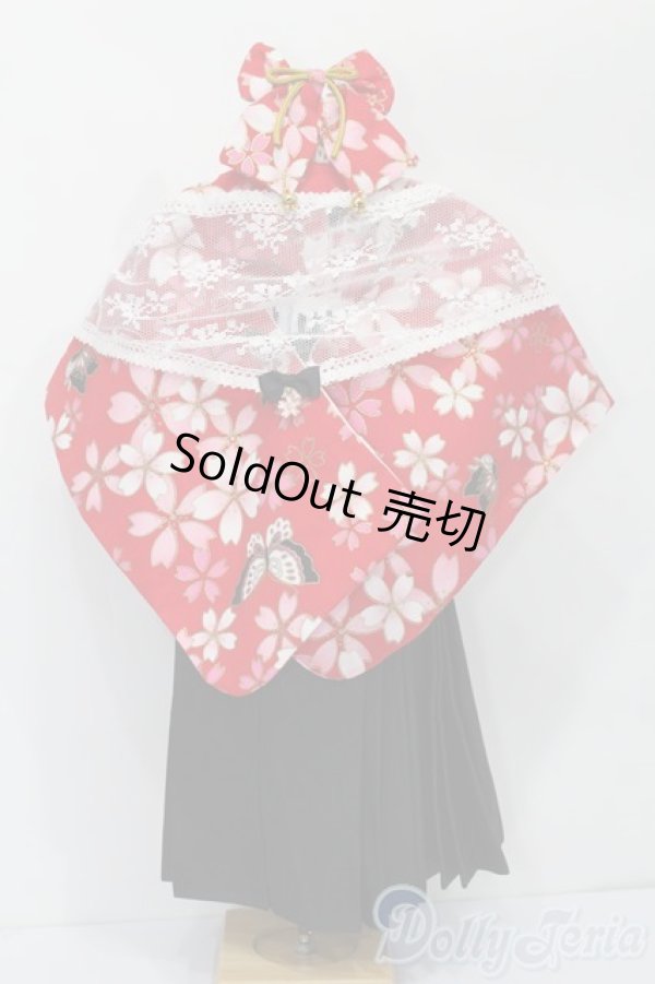 画像3: DD/OF 大正袴set(赤)(M+V Studio様製) S-26-01-04-226-TO-ZS (3)