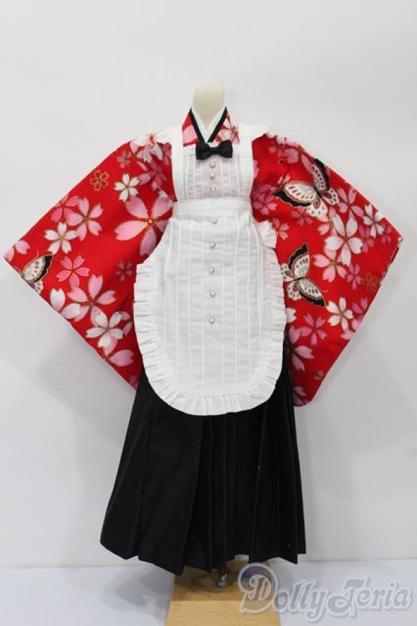 画像5: DD/OF 大正袴set(赤)(M+V Studio様製) S-26-01-04-226-TO-ZS (5)
