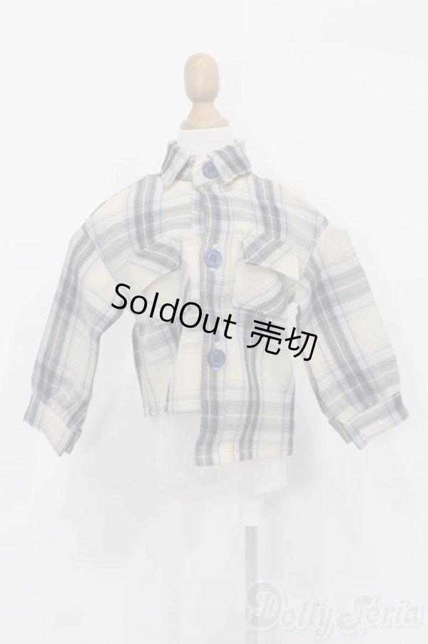 画像1: SD&DD/OF：MELODY.C製チェックシャツ S-26-02-22-499-TO-ZS (1)