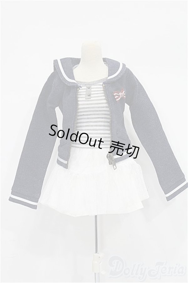 画像1: DD/OF：セーラーチュールスカートセット S-25-11-30-133-TO-ZS (1)