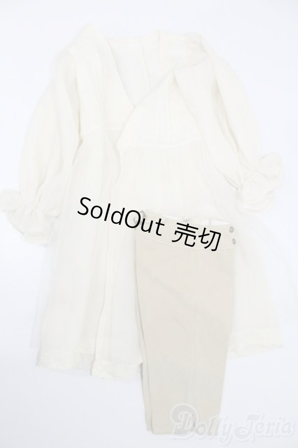 画像1: SD/OF:チュールガウン＆パンツセット S-25-11-09-154-YB-ZS (1)